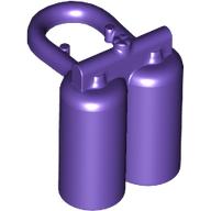 Lego Minifig Neckwear Airtanks with Large Holes / Dark Purple