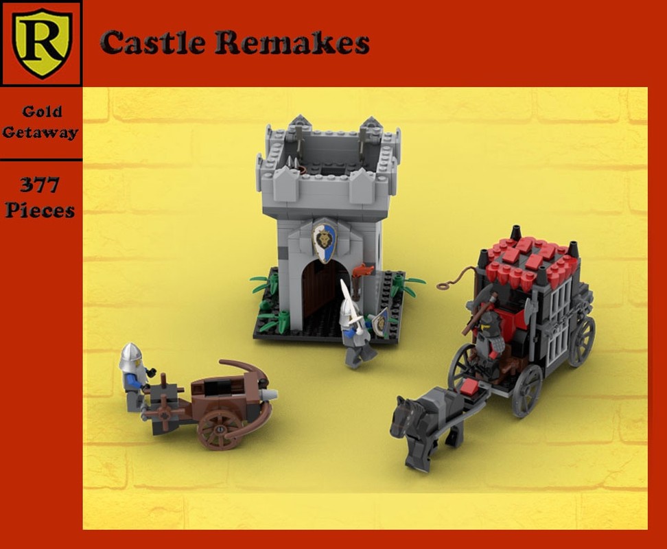 Lego Castle Remakes - Gold Getaway