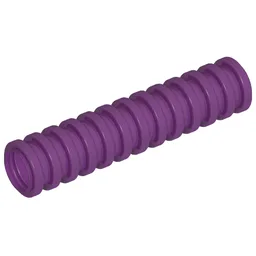 Hose, Ribbed 7mm D. 4L / 3.2cm / Purple