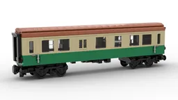 Second class/baggage Halberstädter passenger wagon