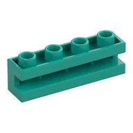 Brick Special 1 x 4 with Groove / Dark Turquoise