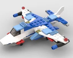 4098 Upgraded Plane with cones