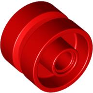 Lego Wheel 18 x 14 with Tread Small Hub / Red
