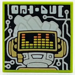 Tile 2 x 2 with VIDIYO Print (43108-8) / Lime