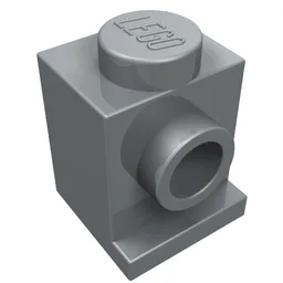 Brick Special 1 x 1 with Headlight / Pearl Light Gray