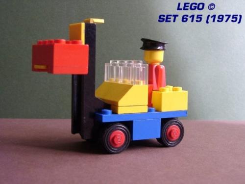 Lego Fork Lift with Driver