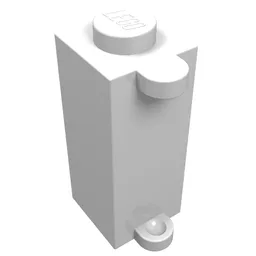 Brick Special 1 x 1 x 2 with Shutter Holder / White
