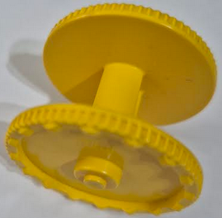Lego Duplo Winch Wide Drum / Yellow