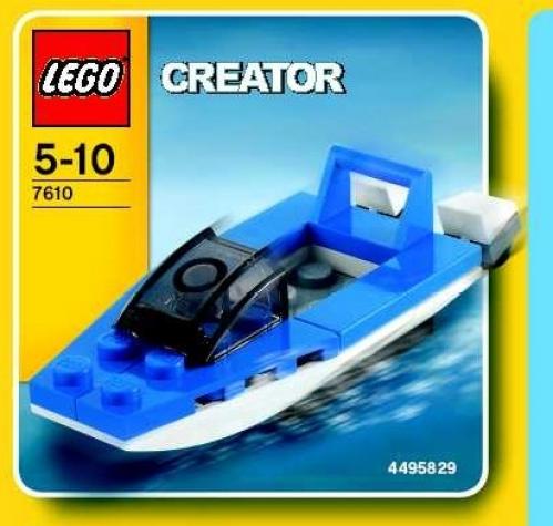 Lego Speedboat