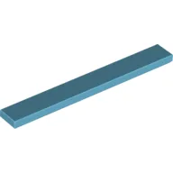 Tile 1 x 8 with Groove / Medium Azure