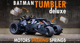 RC ★ Βatman Tumbler LEGO 76240 UCS ★ Motorized and remote controlled with power functions ★ Batmobile from the dark knight