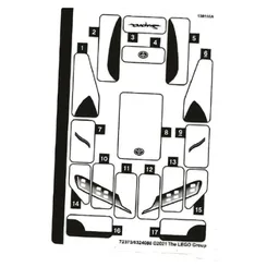 Sticker Sheet for Set 76901-1 / [No Color/Any Color]
