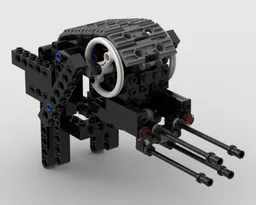 moveable turret gun