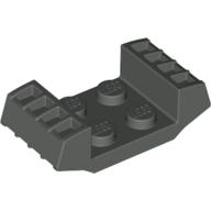 Lego Plate Special 2 x 2 with Grills / Dark Gray
