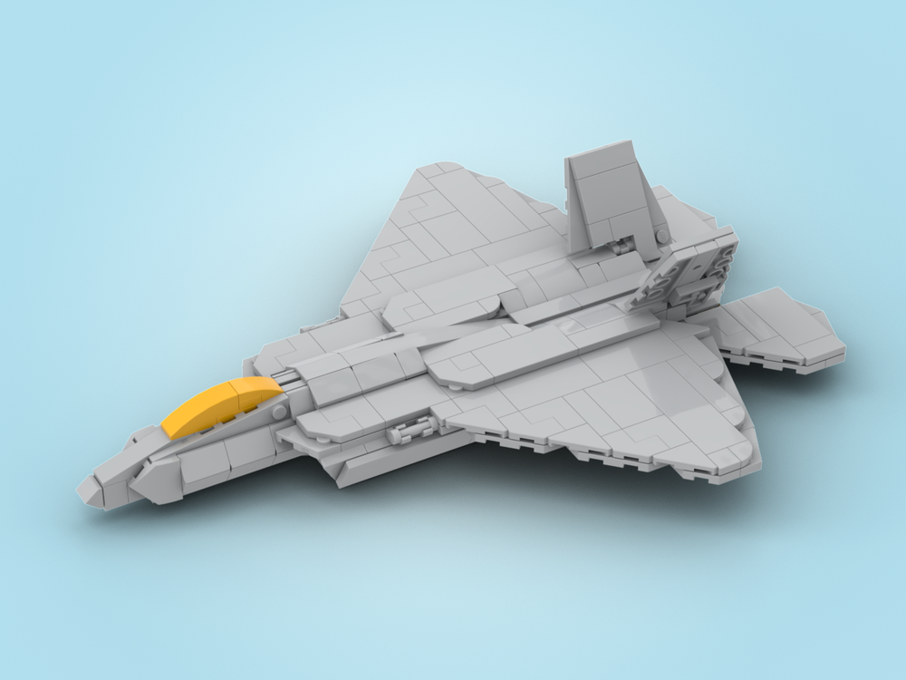 Lego F-22 (1/72 scale)