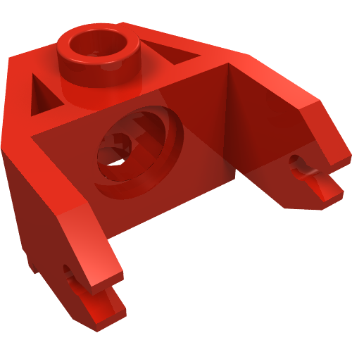 Lego Magnet Holder 2 x 3 / Red