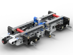 tridem trailer chassis with tandem lift