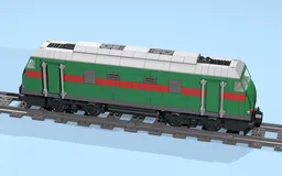 German diesel engine BR 245 - green