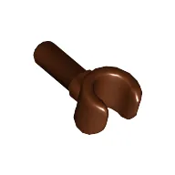 Minifig Hand / Reddish Brown
