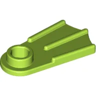 Minifig Footwear Flipper [Thick] / Lime
