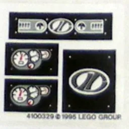 Sticker Sheet for Set 8408-1 / [No Color/Any Color]