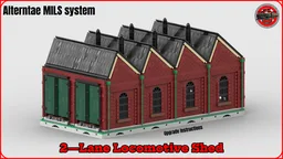 2-Lane Locomotive Shed