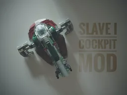 Slave I Boba's Cockpit MOD for 75312 Set