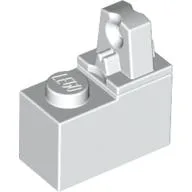 Hinge Brick 1 x 2 Locking with Single Finger On Top / White