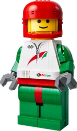 Up-Scaled Racing Driver Minifigure