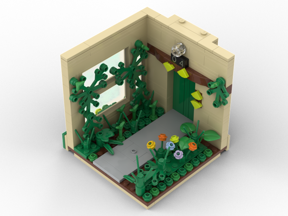 Lego Cutaway Tower: 4F Greenhouse