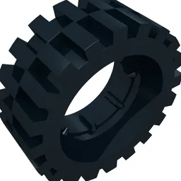 Tyre 30 x 10.5 Offset Tread / Black