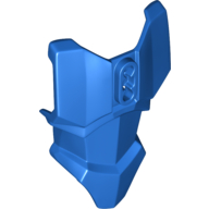 Lego Large Figure Torso Cover, Armour with 2 Chest Holes and Ball Joint Socket / Blue