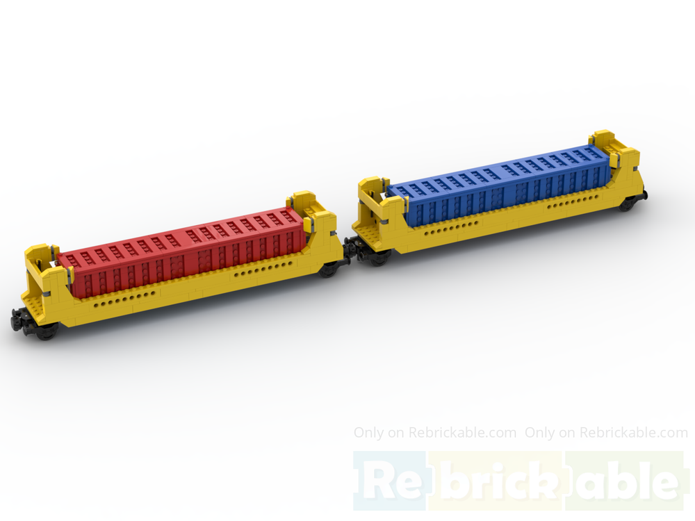 Lego Panama Canal Railway Container Car