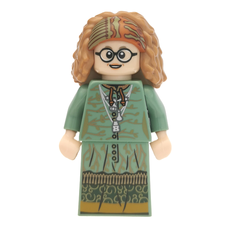 Lego Professor Sybill Trelawney, Sand Green Robe (CMF)