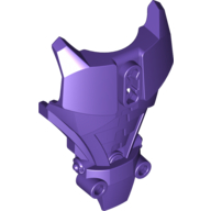 Lego Large Figure Torso Cover, Armor [Plain] / Dark Purple