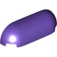 Lego Brick Round, Curved Triple 1 x 4 x 1 / Dark Purple