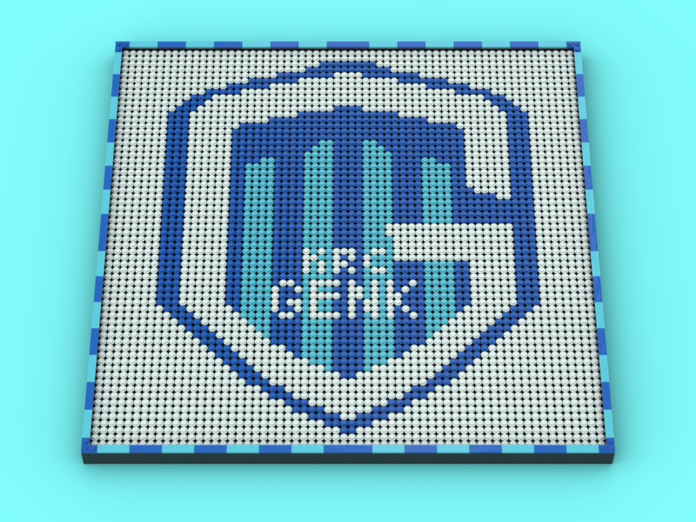 Lego KRC Genk Emblem With Frame