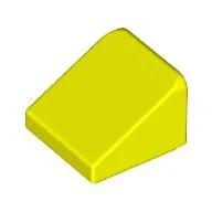 Brick Sloped 30° 1 x 1 x 2/3 (Cheese Slope) / Vibrant Yellow