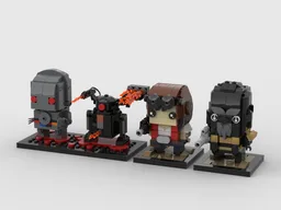 Doctor Aphra´s Crew Brickheadz Bundle (Aphra, Krrsantan, BT-1, 0-0-0) MOC