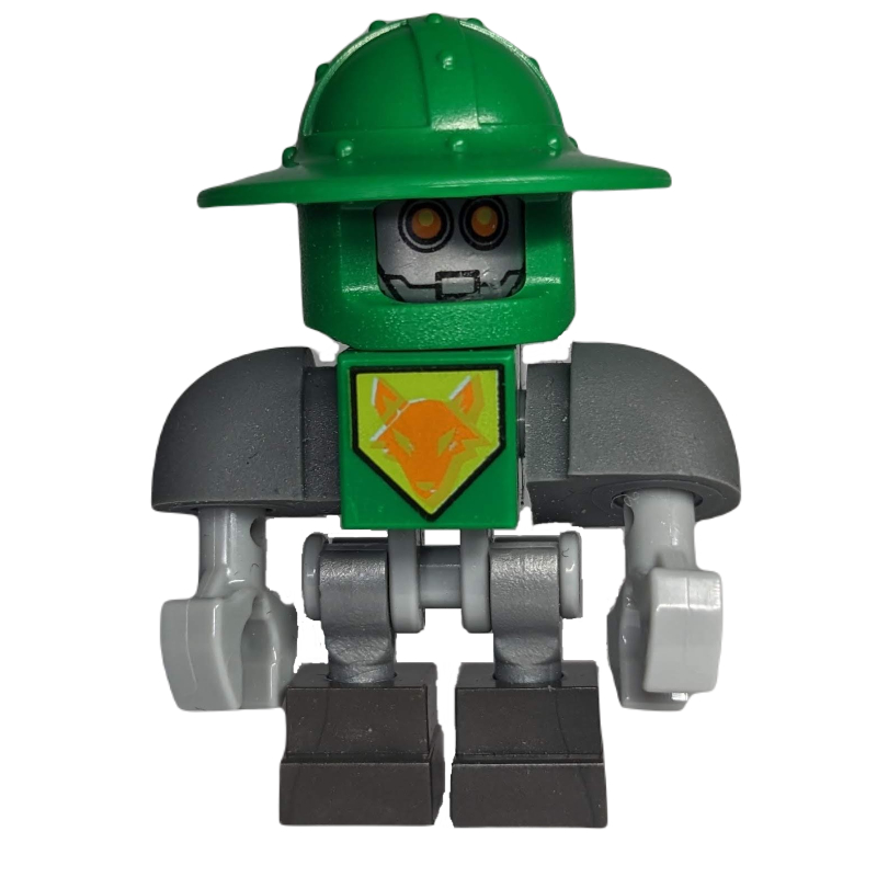 Lego Aaron Bot with Green Helmet