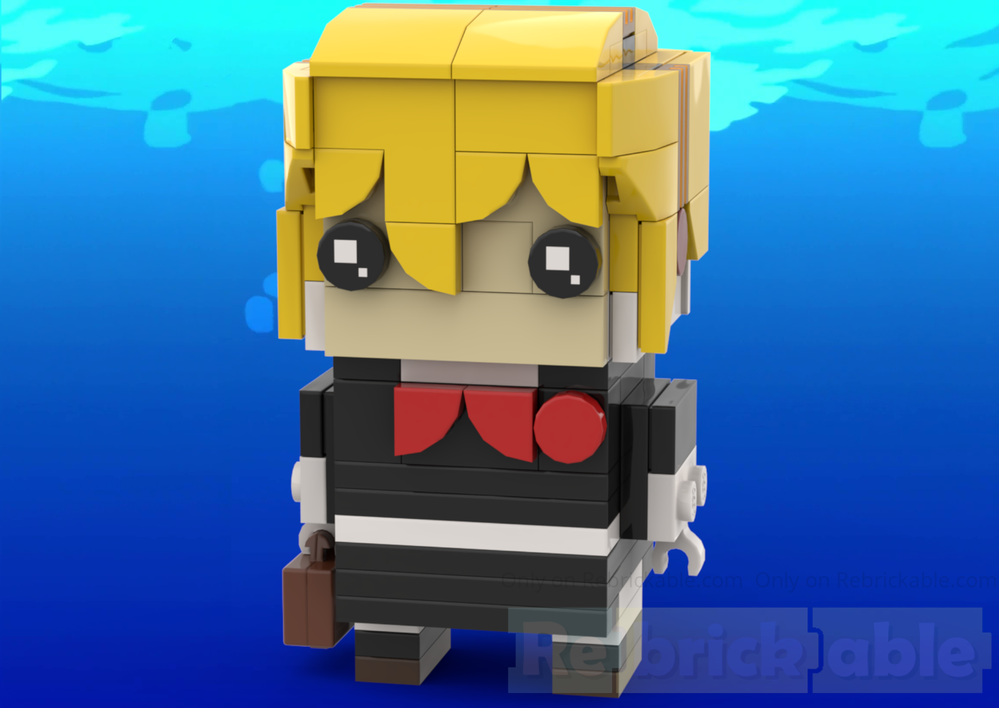 Lego Aigis BrickHead (School Uniform Ver) - Persona 3