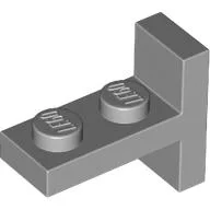 Bracket 1 x 2 with 1 x 2 Vertical Studs / Light Bluish Gray