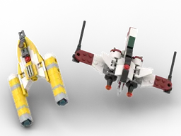 ARC-170 & Y wing fighter