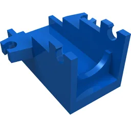 Launcher Base, Weapon Cannon Base 2 x 4 / Blue