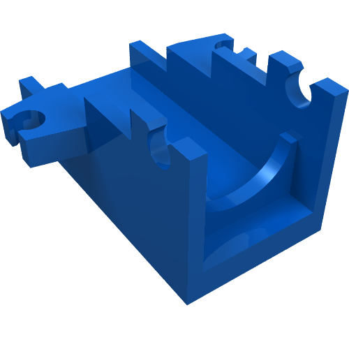 Lego Launcher Base, Weapon Cannon Base 2 x 4 / Blue