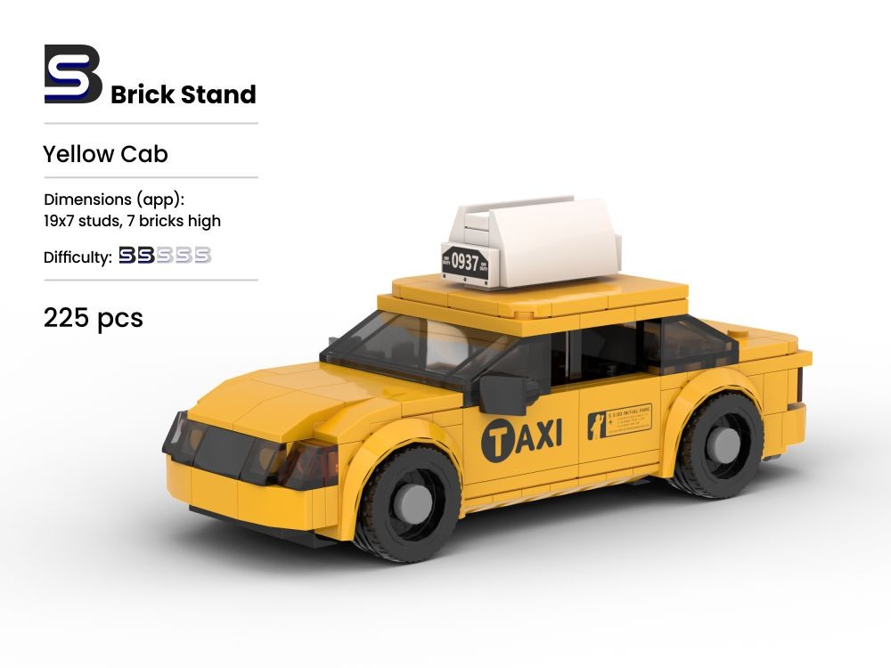 Lego Yellow Cab
