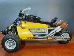 Three wheels v10 engine