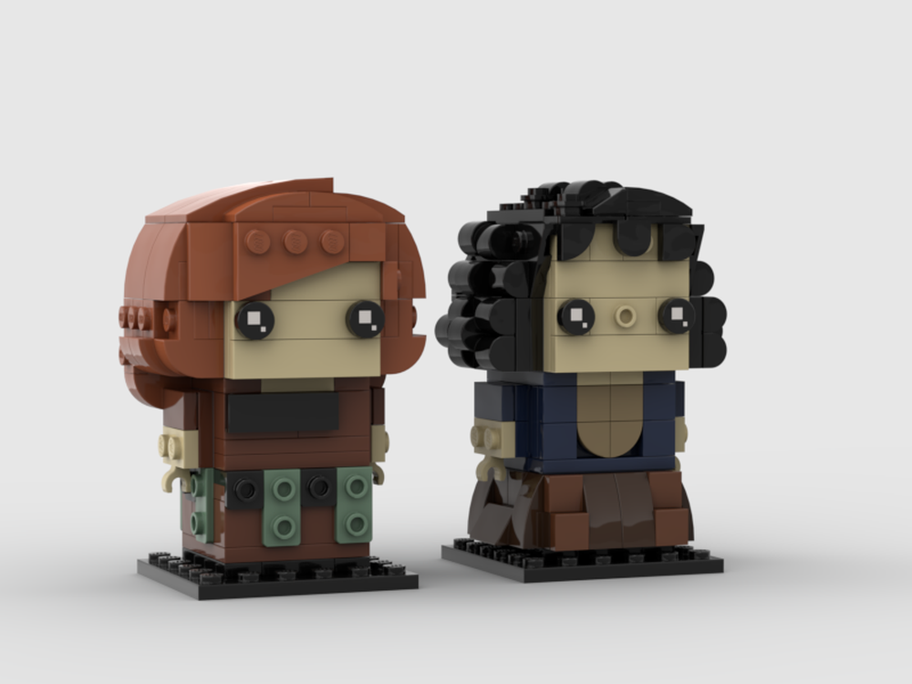 Lego Outlander Brickheadz Jamie and Claire Fraser