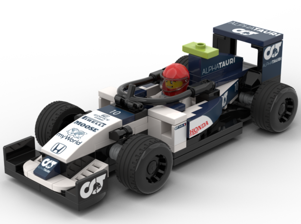 Lego 2020 AlphaTauri AT01 Formula One F1 Car