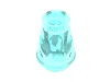 Cone 1 x 1 [No Top Groove] / Trans-Light Blue